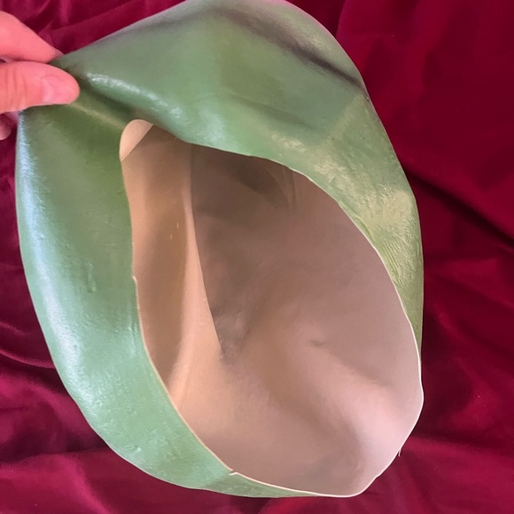 Halloween adult silicone Green Frog Reptile Mask - Picture 2 of 3